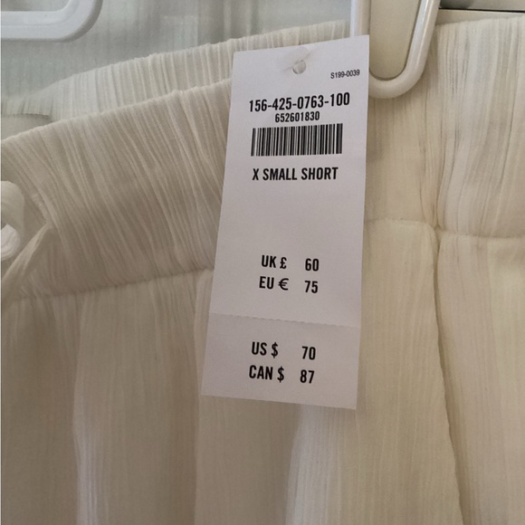 Abercrombie & Fitch Cream Wide Leg Pants High-Rise (PRICEDROP) - Picture 7 of 8